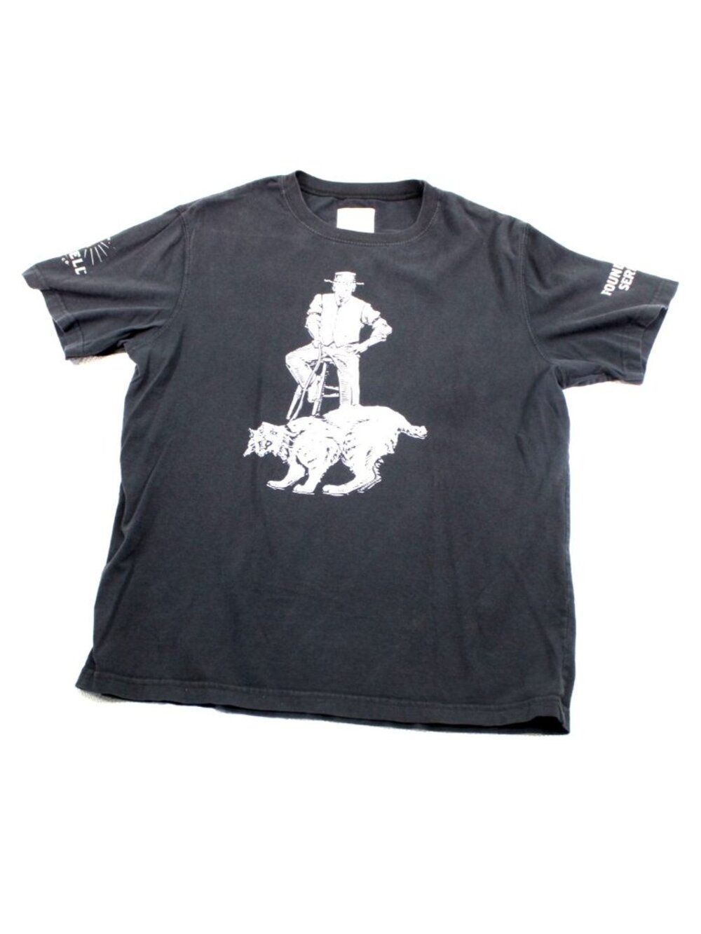 Cowbell Brewing Co Founders Series Graphic Tee Black Unisex Med Cotton Casual Sh
